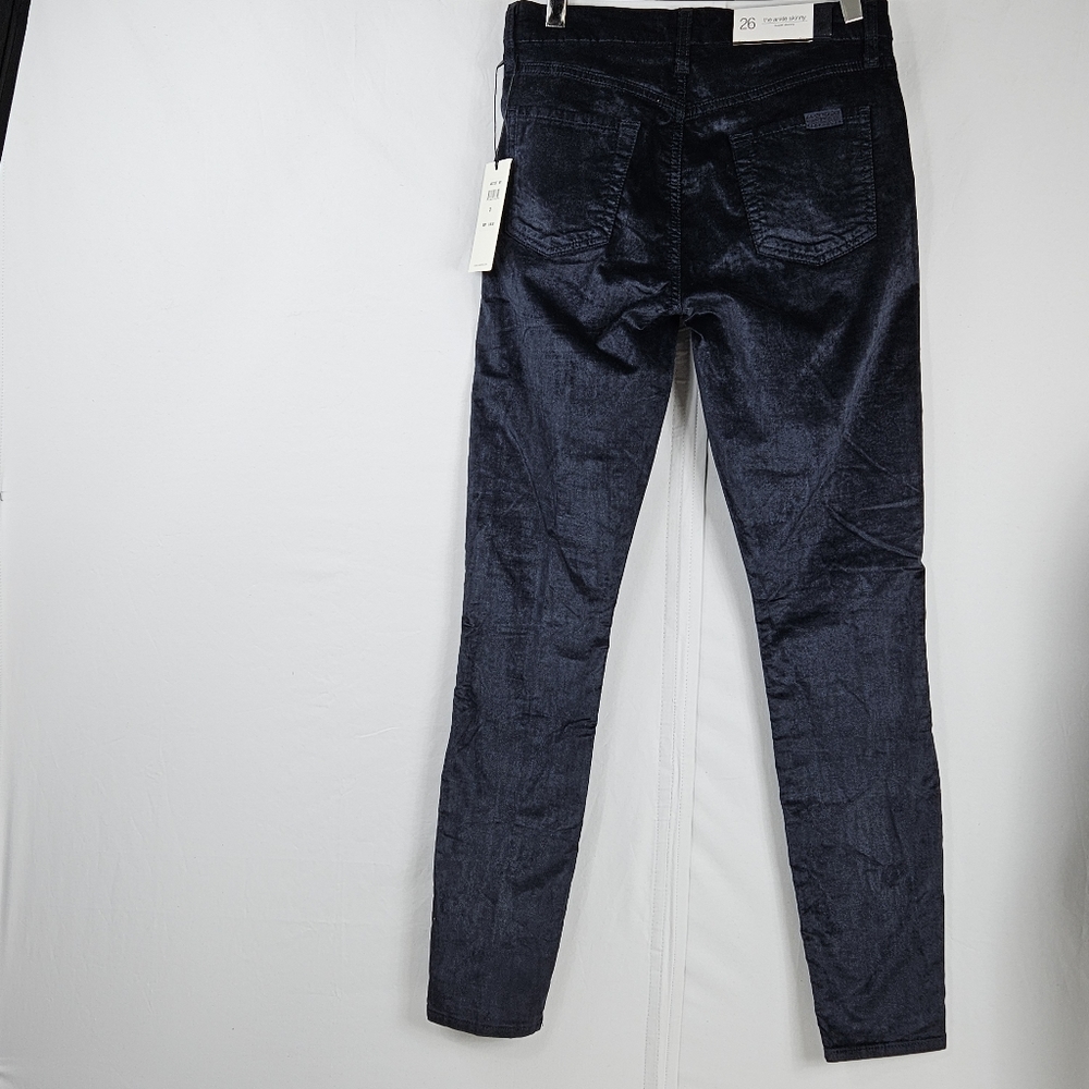 Black Velvet NWT 7famk the ankle skinny  pants size 26